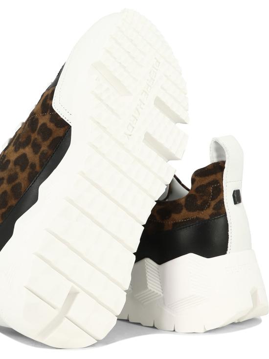  피에르하디 스니커즈 RS01ZCALF PRINTED SUEDE KIDLEOPARD BLACK Brown - PIERRE HARDY
