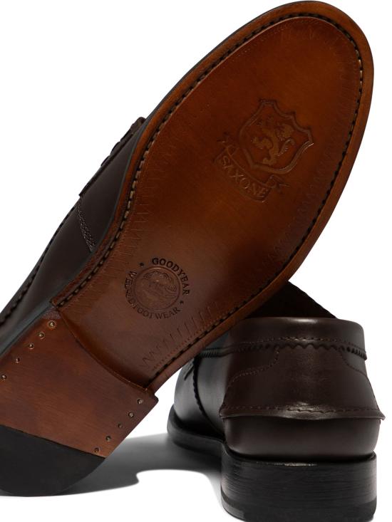  색슨 오브 스코틀랜드 로퍼 1407 23DARK WALNUT Brown - SAXONE OF SCOTLAND