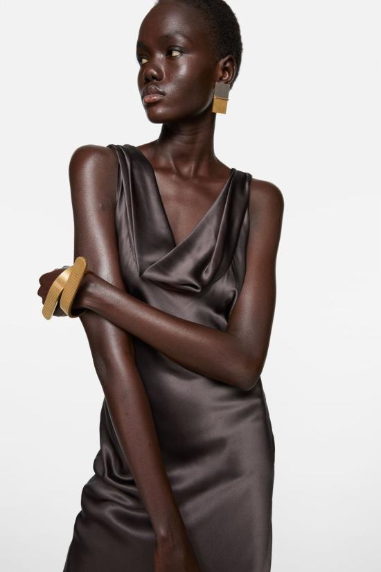 25FW 아크네 스튜디오 미디 원피스 A20841 BZG Graphite grey - ACNE STUDIOS