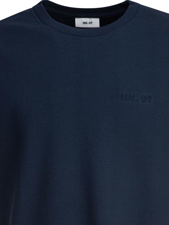 26SS 엔엔07 반팔 티셔츠 2513457250NAT SS LOGO TEE 3457NAVY BLUE Blue - NN07