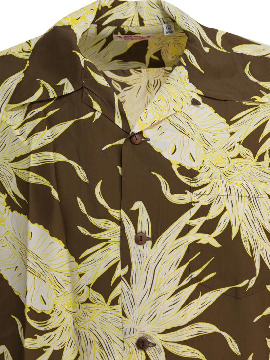 25SS 선서프 반팔 셔츠 SS39413138 Brown - SUN SURF