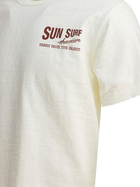 25SS 선서프 반팔 티셔츠 SS79543105 Beige - SUN SURF