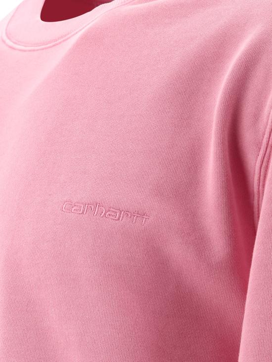  칼하트 WIP 더스터 스크립트 스웨트셔츠 I03306529P GD Pink - CARHARTT WIP
