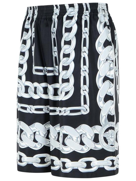 25SS 베르사체 숏팬츠 1002476 1A133975B950 Black - VERSACE