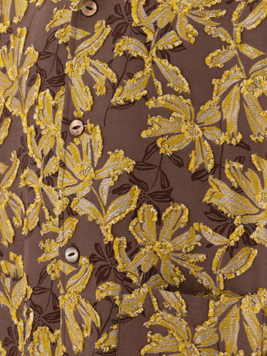  니들스 반팔 셔츠 PU224A BROWN Brown - NEEDLES