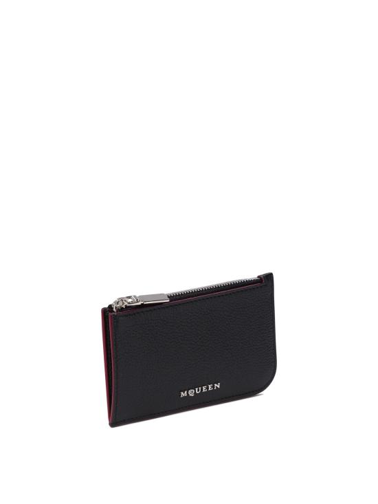 25SS 알렉산더 맥퀸 남성지갑 8135461VDCC1000 Black - ALEXANDER MCQUEEN