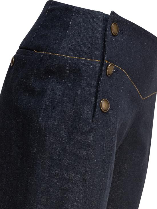 25SS 이네스 드 라 프레상쥬 스트레이트 팬츠 14P006CO825P280 Blue - INES DE LA FRESSANGE