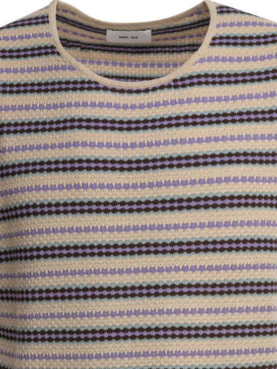 26SS 엔엔07 니트 베스트 2526686709BARI TANK 6686MULTI STRIPE Beige - NN07