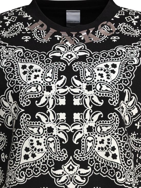 25SS 핑코 긴팔 티셔츠 104618A2CWZDI Black - PINKO