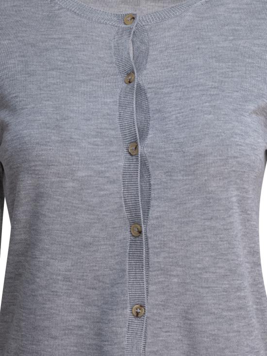 25FW 토템 가디건 243 WRT0329 YA0079074 Grey - TOTEME