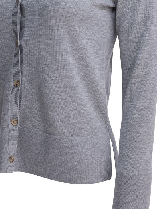 25FW 토템 가디건 243 WRT0329 YA0079074 Grey - TOTEME