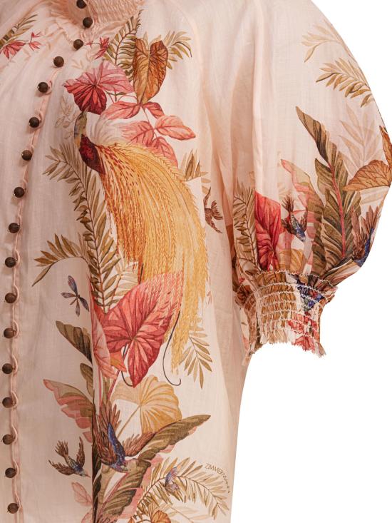 25FW 짐머만 블라우스 4556TSS253CRMPLMFLO Beige - ZIMMERMANN