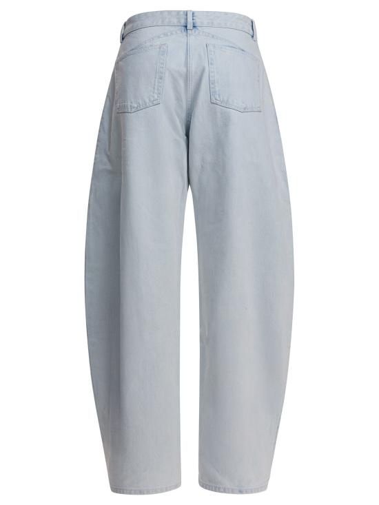 25FW 알라이아 데님 팬츠 AA9P1215D005B523 Light blue - ALAIA