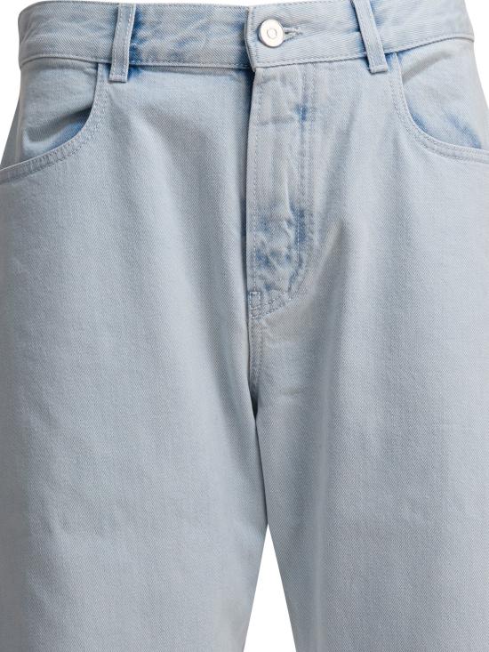 25FW 알라이아 데님 팬츠 AA9P1215D005B523 Light blue - ALAIA