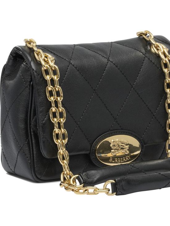 25FW 버버리 스몰 스트랜드 백 8111264 Black - BURBERRY