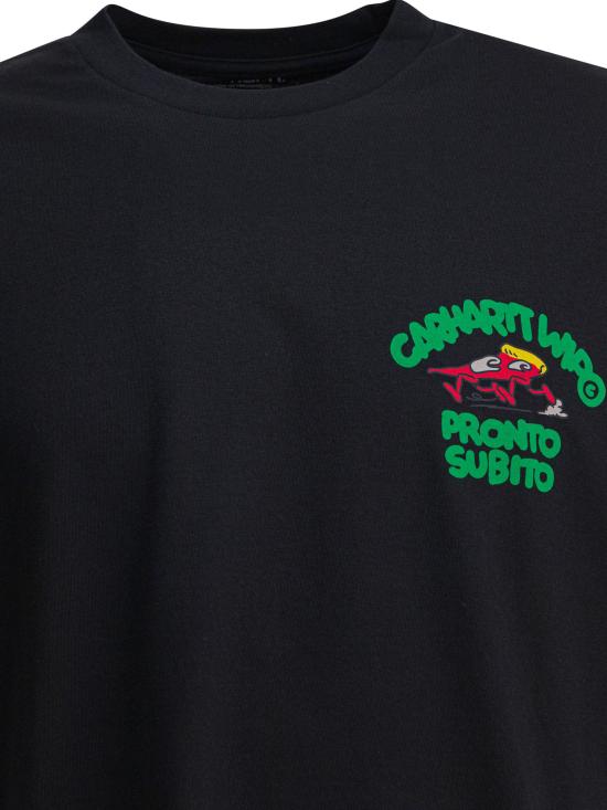 25FW 칼하트 WIP 반팔 티셔츠 I03519589XX 03 Black - CARHARTT WIP