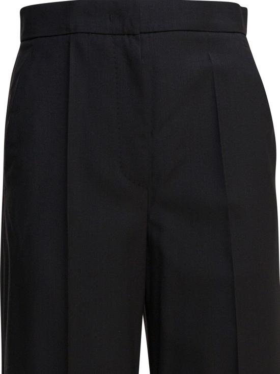 25FW 막스마라 스트레이트 팬츠 2521136121FERNET004 Black - MAX MARA