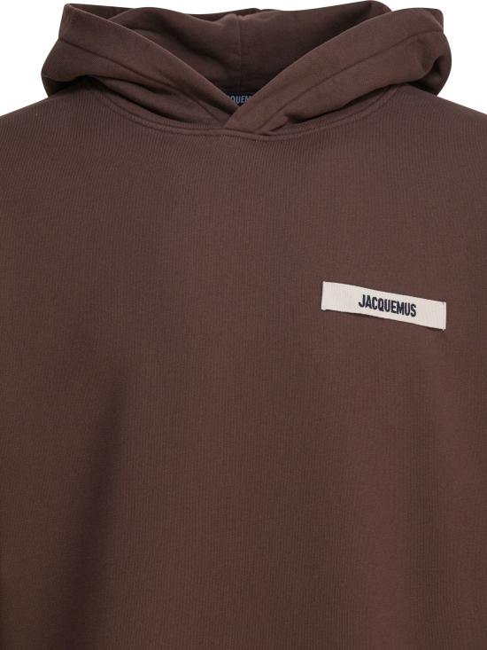 25FW 자크뮈스 긴팔 티셔츠 25EHOM00247AJ00126880 Brown - JACQUEMUS