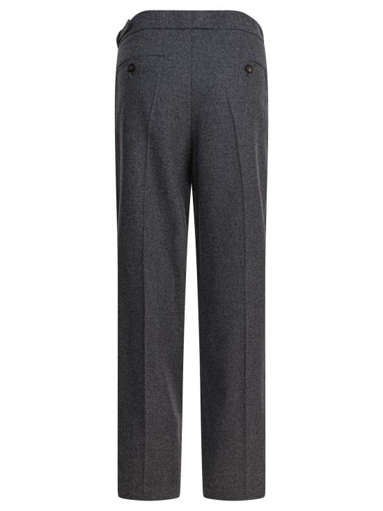 25FW 브루넬로 쿠치넬리 스트레이트 팬츠 MB162P9027C032 Grey - BRUNELLO CUCINELLI