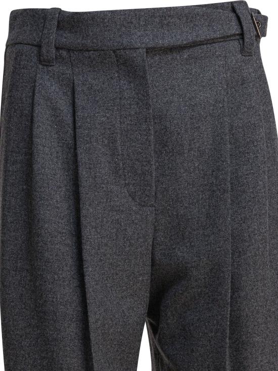 25FW 브루넬로 쿠치넬리 스트레이트 팬츠 MB162P9027C032 Grey - BRUNELLO CUCINELLI