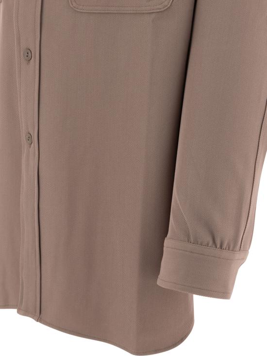  니들스 긴팔 셔츠 PU213A TAUPE Brown - NEEDLES