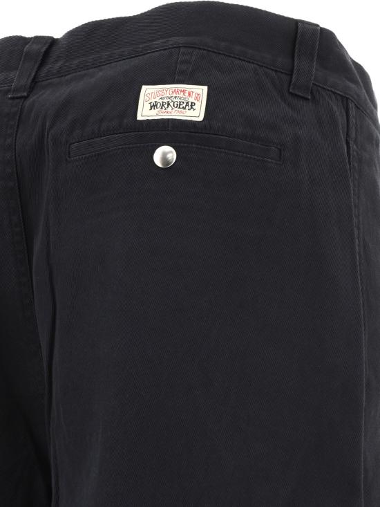 25FW 스투시 스트레이트 팬츠 1166250001 Black - STUSSY