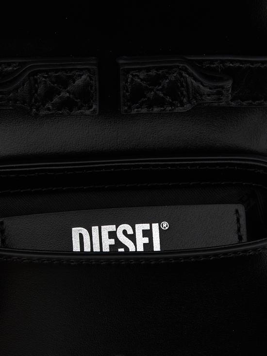 26FW 디젤 1DR 미니백 플라크 X08709PR818T8013 Black - DIESEL
