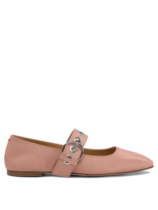 25SS 에이드 플랫 슈즈 UMA EYELETGROSGRAIN CORAL Pink