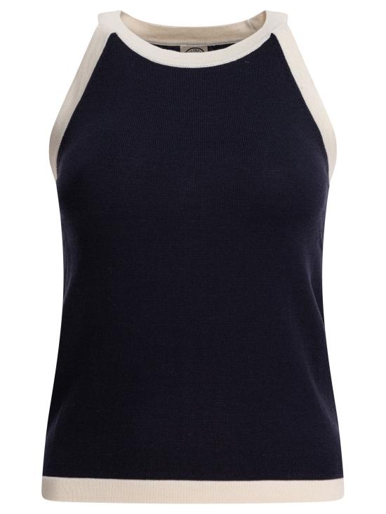 25SS 이네스 드 라 프레상쥬 민소매 티셔츠 14K063CO105P292 Blue