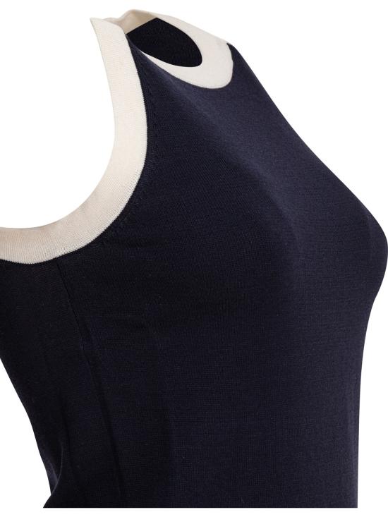 25SS 이네스 드 라 프레상쥬 민소매 티셔츠 14K063CO105P292 Blue - INES DE LA FRESSANGE