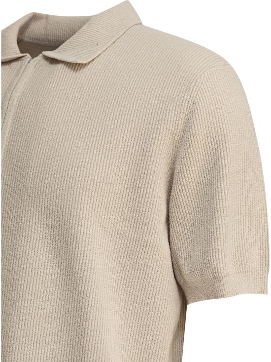 26SS 엔엔07 폴로 티셔츠 2526429634DANNY ZIP POLO 6429ECRU Beige - NN07