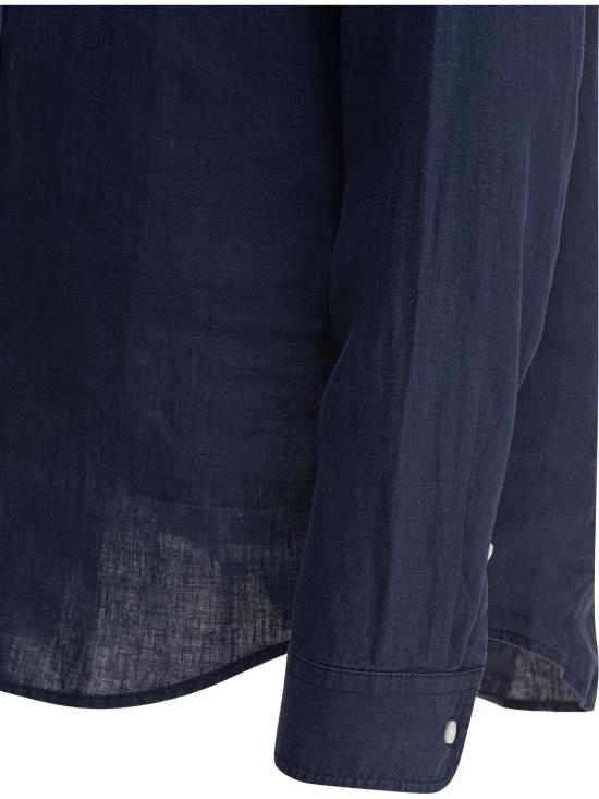 25FW 알렉스 밀 긴팔 셔츠 224 MS049 2703NAVY Blue - ALEX MILL