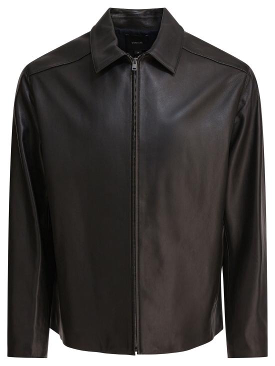 25FW 빈스 자켓 M03894016A001BLK Black