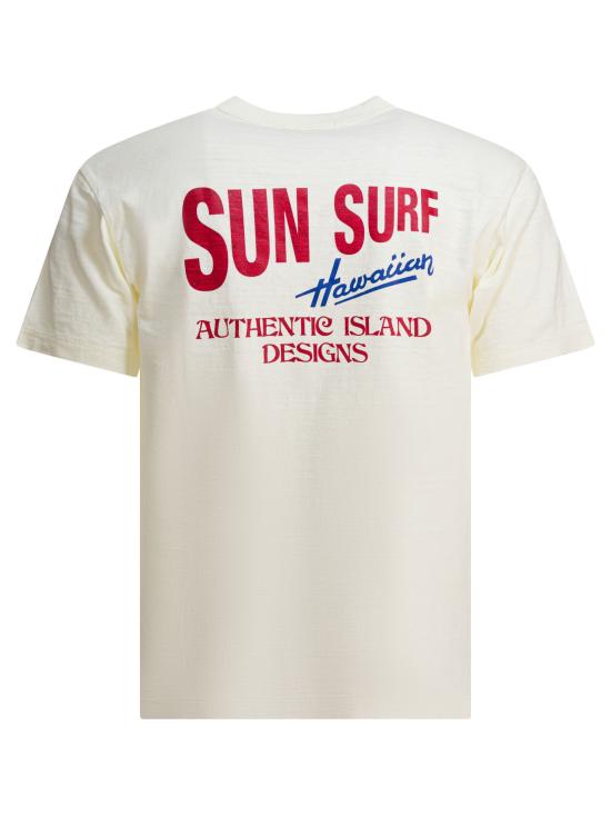 25SS 선서프 반팔 티셔츠 SS79378105 Beige - SUN SURF