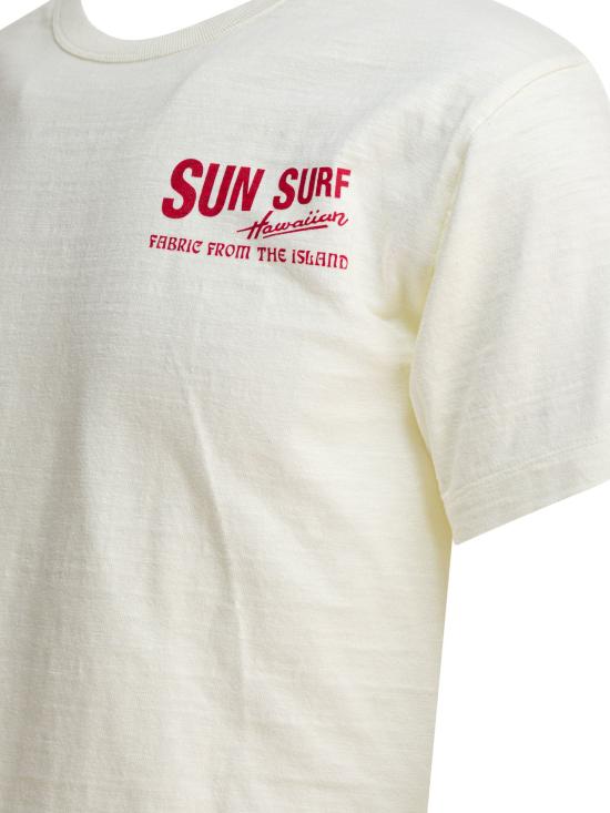 25SS 선서프 반팔 티셔츠 SS79378105 Beige - SUN SURF