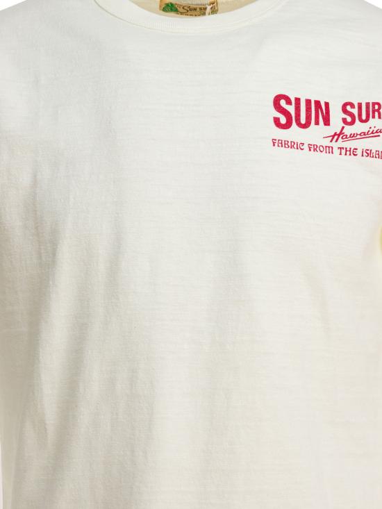 25SS 선서프 반팔 티셔츠 SS79378105 Beige - SUN SURF