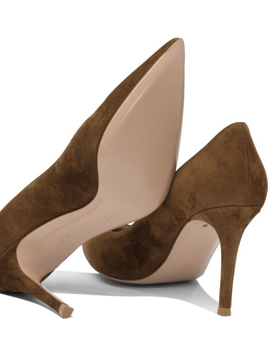 26SS 지안비토로시 힐/펌프스 G2458085RICTEXAS Brown - GIANVITO ROSSI