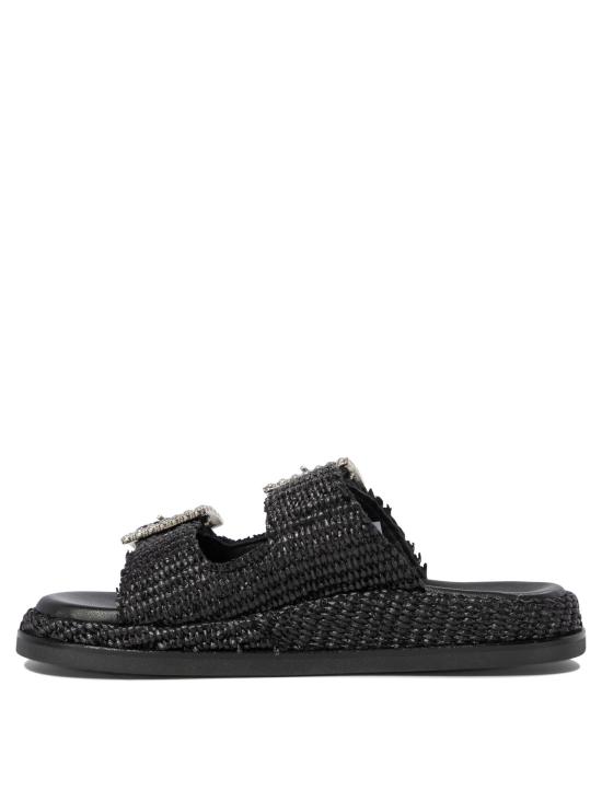 25SS 알리바이 샌들 GRETARAFIABLACK Black - ALIBI