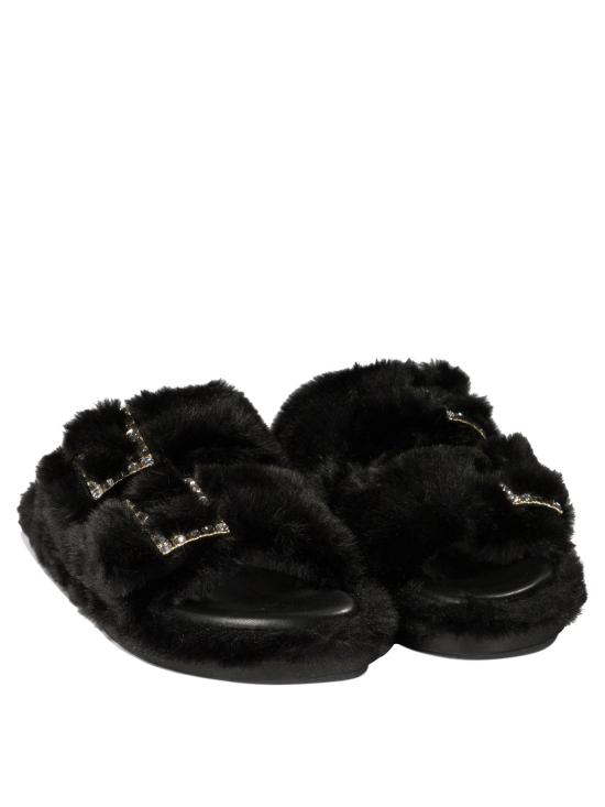  알리바이 샌들 GRETAECO FURBLACK Black - ALIBI