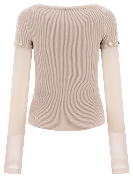 25SS 막스마라 스포츠막스 긴팔 티셔츠 2512361111600ALCIDE003 Beige - SPORTMAX