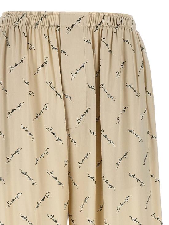 25SS 발렌시아가 숏팬츠 814016TRLB19711 Beige - BALENCIAGA