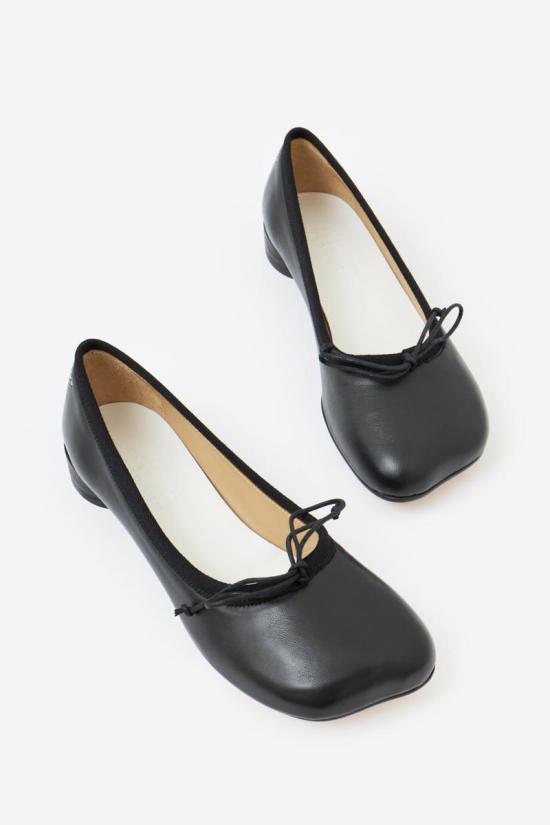 25FW MM6 메종마르지엘라 뮬/슬리퍼 116857 S59WZ0096 P3628 Black - MM6 MAISON MARGIELA