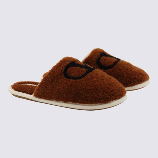 25FW 발렌티노 가라바니 뮬/슬리퍼 7Y2S0J88AWJBKB Brown - VALENTINO GARAVANI