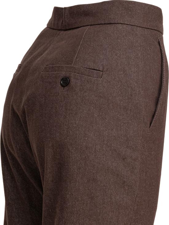 25SS 막스마라 스트레이트 팬츠 2511131013600GALIZIA002 Brown - MAX MARA