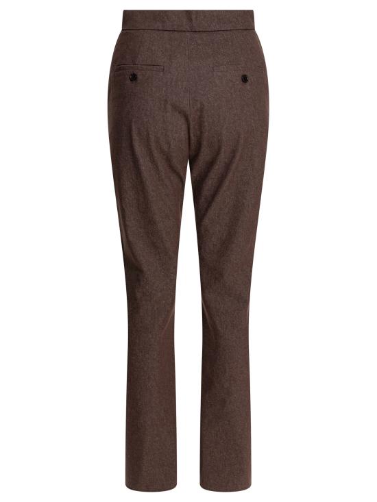 25SS 막스마라 스트레이트 팬츠 2511131013600GALIZIA002 Brown - MAX MARA