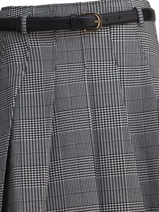 25FW 셀프 포트레이트 스커트 PF25 104MSK BWBLACK AND WHITE GREY - SELF PORTRAIT