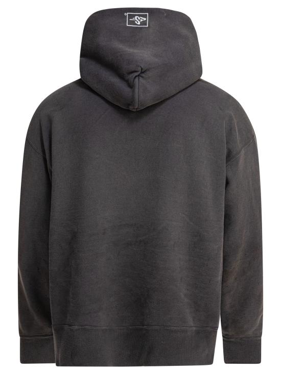 25SS 세인트 미카엘 긴팔 티셔츠 SM HR8 0000 050BLACK Black - SAINT MXXXXXX