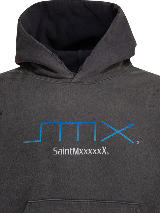 25SS 세인트 미카엘 긴팔 티셔츠 SM HR8 0000 050BLACK Black - SAINT MXXXXXX