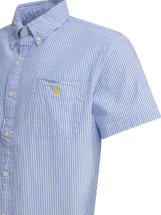 25SS 폴로 랄프로렌 반팔 셔츠 7109065740022604A BLUE WHITE Light blue - POLO RALPH LAUREN