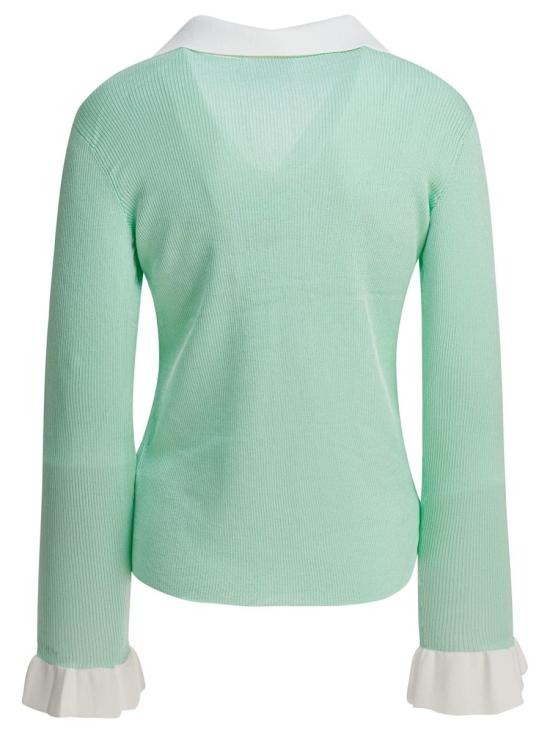 25FW 셀프 포트레이트 탑 PF25 046TA GGREEN - SELF PORTRAIT